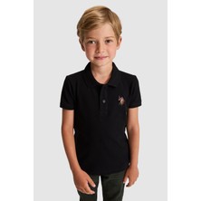 U.s. Polo Assn. Erkek Çocuk Siyah Tişört Basic 50325608-VR046