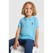 U.s. Polo Assn. Erkek Çocuk Aqua Tişört Basic 50325608-VR007