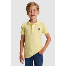 U.s. Polo Assn. Erkek Çocuk Açık Sarı Tişört Basic 50325608-VR004
