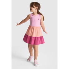 U.s. Polo Assn. Kız Çocuk Pembe Elbise (Örme) 50325651-VR041