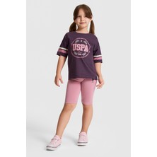 U.s. Polo Assn. Kız Çocuk Mor Pijama Takım 50326610-VR038