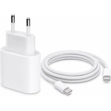 Esmer Bilişim 25W Usb-C Hızlı Şarj Adaptörü + Kablo | iPhone 15, 15 Plus, 15 Pro ve 15 Pro Max Uyumlu