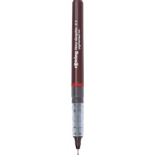 Rotring 1904753 Tikky Grafik Fiber Uçlu Kalem, Mürekkep, Kahverengi Gövde, 0.3 mm