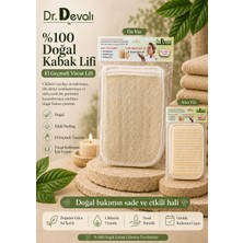 Dr. Devalı Vücut İçin Çift Taraflı El Geçmeli Kabak Lifi (Loofah)