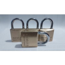 Doras Kilit Ersa Doras 30 Mm 4 lü Sarı Pas Sistem Asma Kilit