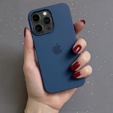 ProNorth Iphone 16 PRO Uyumlu Kılıf Logolu Lansman Soft Yumuşak Içi Kadife Silikon Kapak