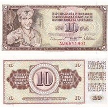 Benim Koleksiyonum Yugoslavya - 10 Dinar (1978) ÇİL