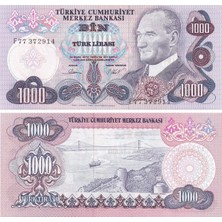6.Emisyon 3.Tertip 1.000 TL Seri F ÇİL