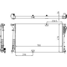 Oris Radyator Mechanical mt 780 470 34 Trafic Iı 2.0 Dci 01 630709-93857125