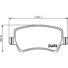 SANGSIN Fren Balatası Arka Ford S-Max 09> Galaxy Iıı 06> . Volvo S60 10> S80 06> V60 V70 06> XC60 08> XC70 0 6> . Land Rover Freelander Iı L359 Range Rover Evoque L538