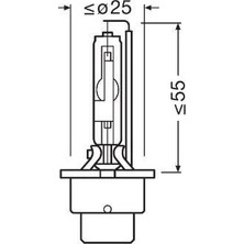 Osram Ampul Gaz Desarjlı 35W D4S Xenarc Nıght Breaker Laser Next Generation Sxnn Ikili Kutu