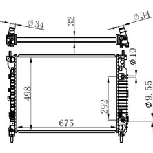 Oris Radyator Brazing At 675X498X32 Captiva 2.2 Cdtı 2006 606256-42400244