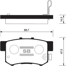 SANGSIN Ön Balata Impreza 2.0 Wrx Turbo 12.02 > 2.0 Wrx Turbo Kombı 2.0 Turbo 00 > GDB3307-GDB3131