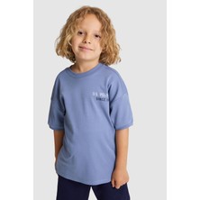 U.s. Polo Assn. Erkek Çocuk Indigo Tişört 50327030-VR028