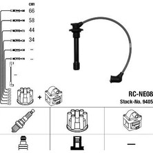 NGK Buji Kablosu Nıssan Prımera 1.6l GA16 P11 96-01 / Sunny 1.6l GA16 N14 90-94 RC-NE08