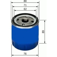 Psa Yağ Filtresi Astra L-Corsa F-Combo E-CROSSLAND-106-206-207-208-2008-301-306-307-308-3008-406-407-508 -5008-PARTNER-EXPERT-BERLINGO-JUMPY-C3-C4-C5-BOXER-JUMPER-DUCATO-DS3-4 1.2 Puretech 1.9-2.0-2.2 Hdı