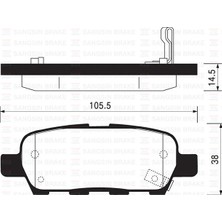 SANGSIN Arka Fren Balata Nıssan X-Traıl 2.0l QR20 T30 01-07