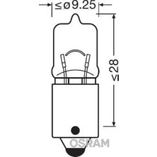 Osram Ampul 12V H6W Halojen Park