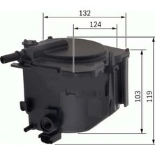 Psa Yakıt Filtresi PARTNER-206-207-307-308-407-BERLINGO-C2-C3-C4-C5-FIESTA-FOCUS-C-MAX-TEPEE 1.6hdı