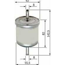 Psa Yakıt Benzin Filtresi P106-P206-P207-P208-P301-P306-P307-P308-P406-P407-P508-P2008-P3008-P5008-C2- C3-C4-C5-C-Elysee-Partner-Berlıngo-Expert 1.0-1.1-1.4-1.6 Thp-Vtı Clıo-Kangoo-Laguna-Megane-Trafıc-G