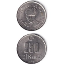 Benim Koleksiyonum Türkiye, 250.000 Lira (2002) ÇİL Eski Madeni Para