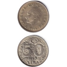 Benim Koleksiyonum 50.000 Lira (1999) Çil Eski Madeni Para
