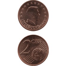 Benim Koleksiyonum Lüksemburg, 2 Euro Cent, 2002, Çil