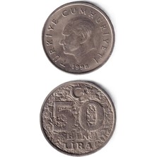 Benim Koleksiyonum 50.000 Lira (1998) Çil Eski Madeni Para