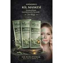 Argan Yağı Özlü Tek Kullanımlık Kil Maskesi - Cilt Yenileyici Maske 15 gr (3 Adet)