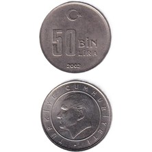 Benim Koleksiyonum 50.000 Lira (2002) Çil Eski Madeni Para