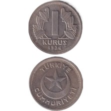 Benim Koleksiyonum 1 Kuruş (1936) Çil