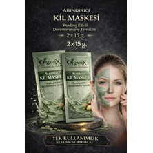 Argan Yağı Özlü Tek Kullanımlık Kil Maskesi - Cilt Yenileyici Maske 15 gr (2ADET)