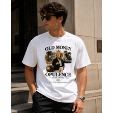 Montree Erkek Oversize Baskılı %100 Pamuk T-Shirt