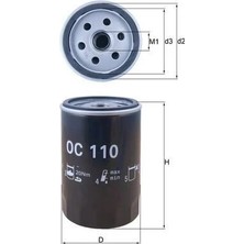 Mahle Yag Fıltresı Mercedes M103 W201 W124 S124 W126 R129