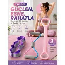 Markince 3lü Yoga ve Plates Seti Egzersiz Malzemeleri Fitness Kondisyon