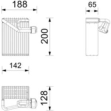 Mahle Evaparator Komple Ford Galaxy-Smax 07>