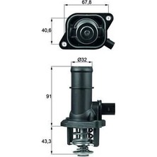 Mahle Termostat 105C Komple / Müşürlü Bora-Golf4-Polo-A3-Cordoba-Ibıza Iıı-Octavıa 1.6