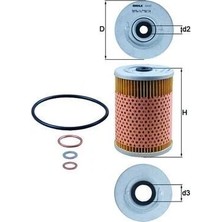 Mahle Yag Fıltresı Mercedes M110 M116 M117 W126 W116 C126 R107 C107