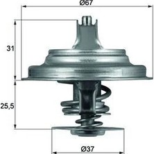Mahle Termostat Passat-Crafter-Lt 28-35-Transporter Iv 87C