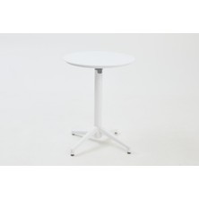 Divona Home Moon Katlanır  Bahçe Balkon Masası (Q 60 cm )