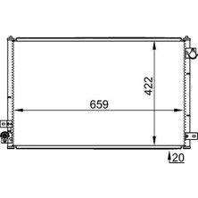 Mahle Klıma Radyatoru Aj-V6 Fb Aj-V8 AJ8FT S-Type Iı X200 1999&GT;2007