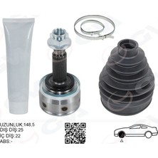 GVA Aks Kafası Dış Hyundaı Bayon 1.0l 1.4l G3LE G4LC 21-> / Kıa Rıo. Stonıc 1.4l G4LC 19-> 25X22X52.5