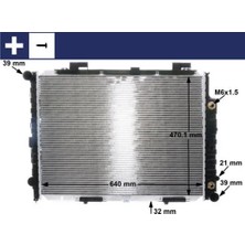 Mahle Motor Su Radyatoru Mercedes E-Class M111 W210 S210 Klımalı