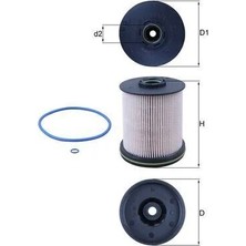 Mahle KX491D Yakit Filtresi Astra K 1.6 Cdti 15 > B16DTE-B16DTH-B16DTI