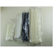 MTA 4621210 Kablo Bağı Cırt Kelepçe 4.8 x 360 mm Pk 100 Ad Beyaz