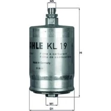 Mahle Yakıt Fıltresı Mercedes M102 M103 M104 W201 W124 W140 C140 R129