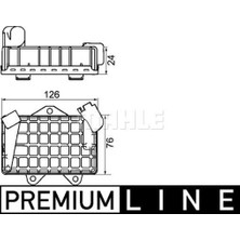Mahle Yag Sogutucusu Mercedes OM604 OM605 OM606 W202 W124 W210