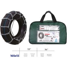 Knk Patinaj Zinciri Binek ve Hafif Tic.araç Serme 13-14 Jant 590X13 Zincir Ebatları Için Resime Bakınız