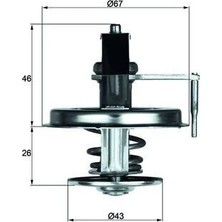 Mahle Termostat 84 C Mercedes S-Class M116 M117 W126 C126