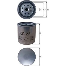 Mahle Yakıt Fıltresı Mercedes OM615 OM616 OM617 W123 S123 C123 W460